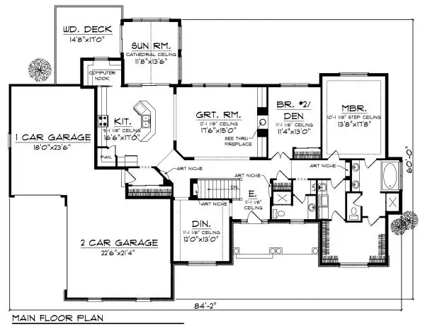 main floor house blueprint