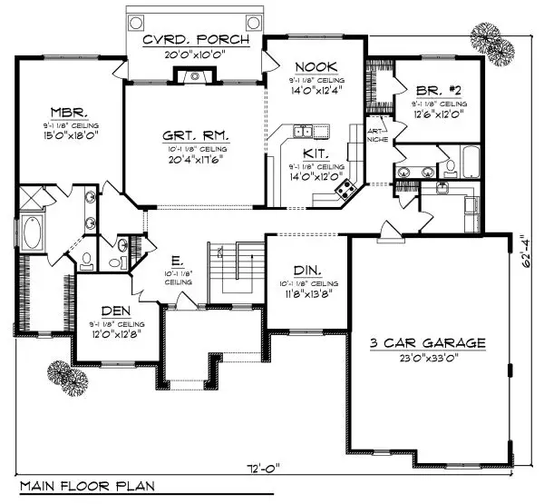 main floor house blueprint