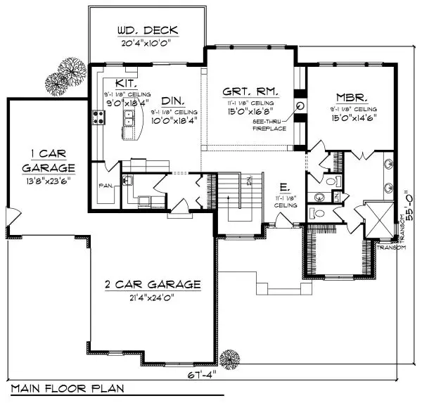 main floor house blueprint