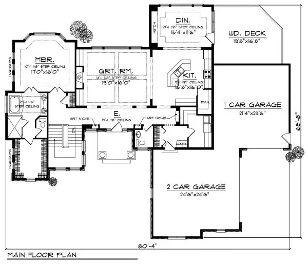 main floor house blueprint