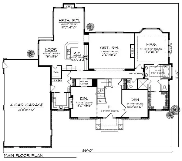 main floor house blueprint