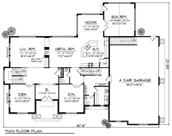 main floor house blueprint