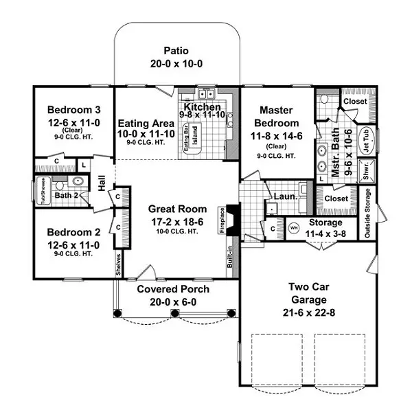 main floor house blueprint