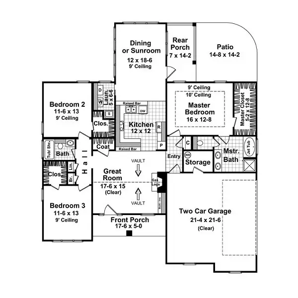 main floor house blueprint