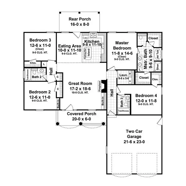 main floor house blueprint