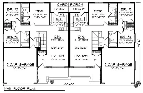 main floor house blueprint