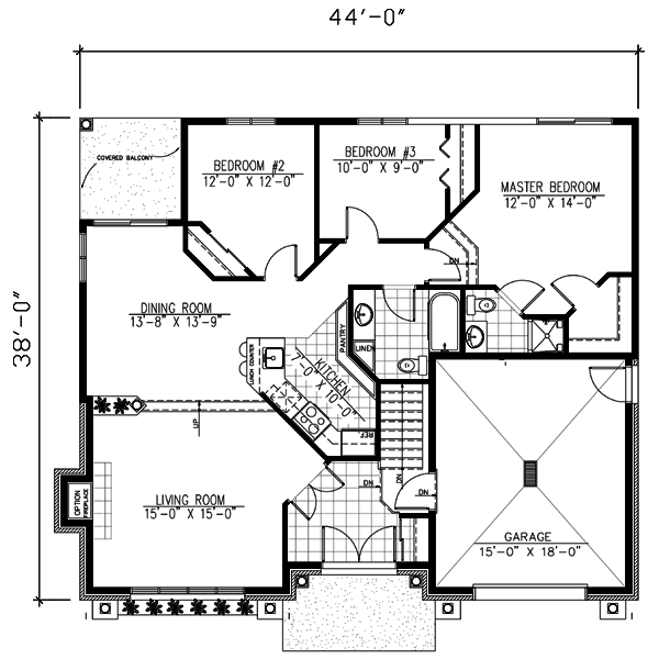 main floor house blueprint