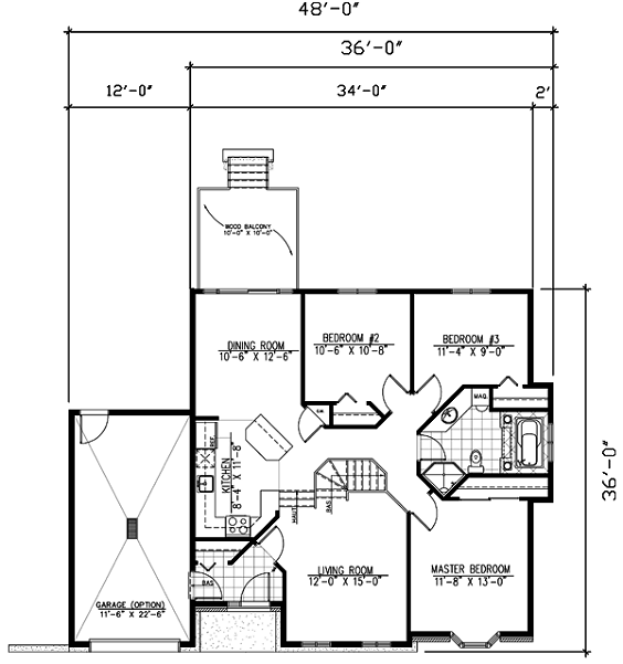 main floor house blueprint
