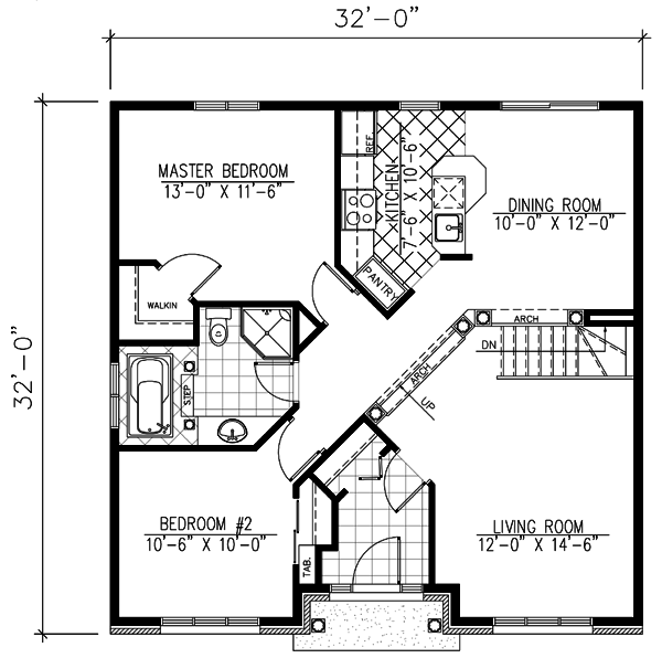 main floor house blueprint