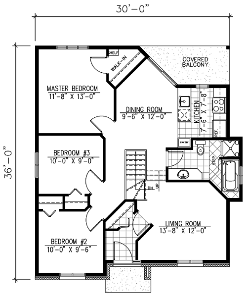 main floor house blueprint