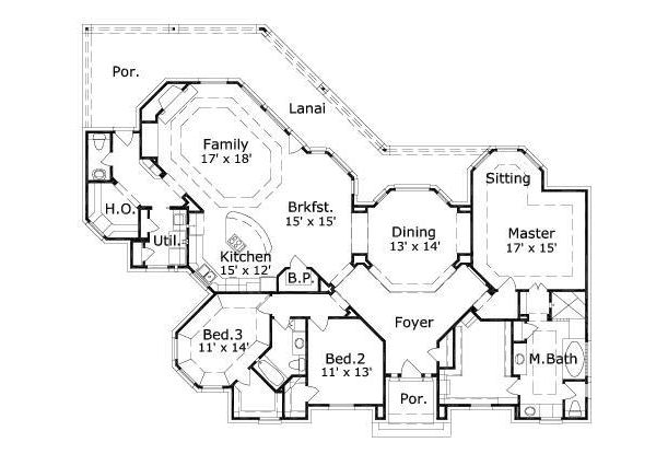 main floor house blueprint