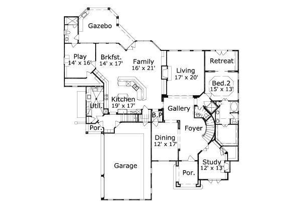 main floor house blueprint