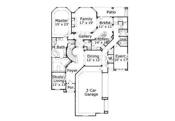 main floor house blueprint