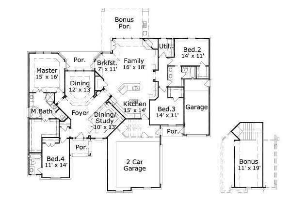 main floor house blueprint