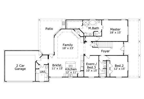 main floor house blueprint