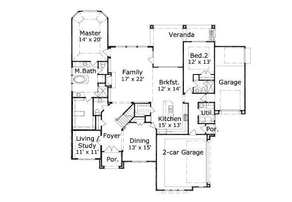 main floor house blueprint