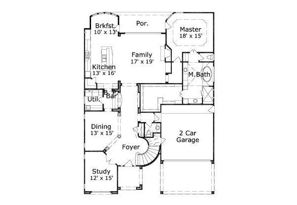 main floor house blueprint