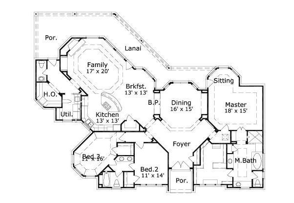 main floor house blueprint