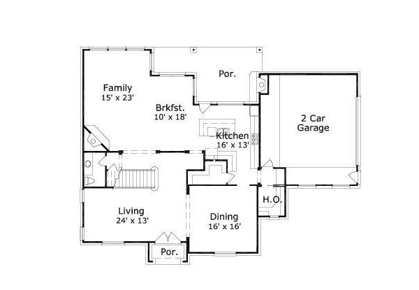 main floor house blueprint