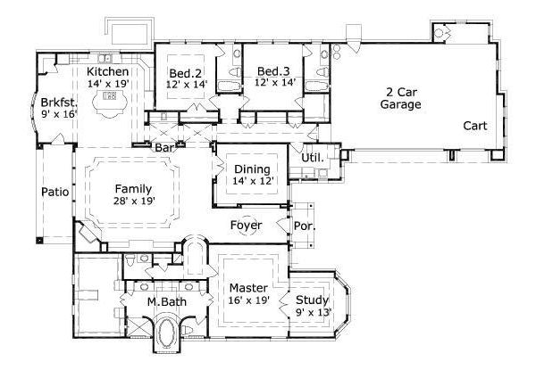 main floor house blueprint