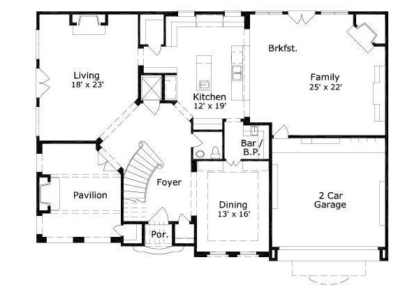 main floor house blueprint
