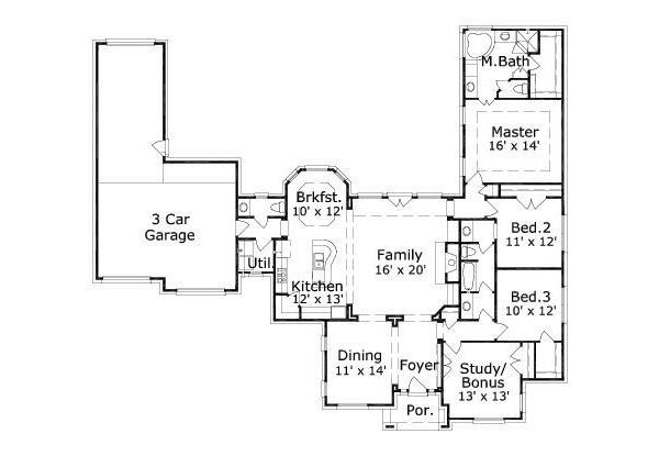 main floor house blueprint