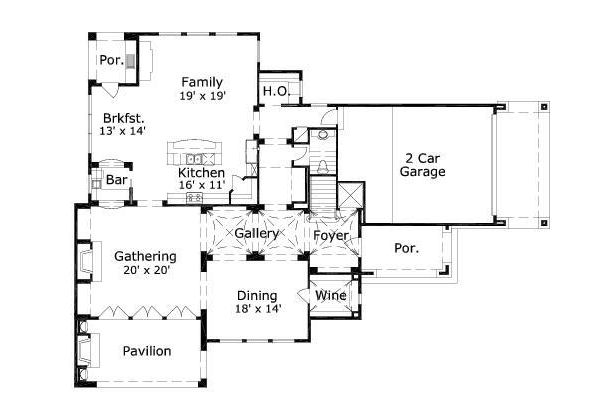 main floor house blueprint