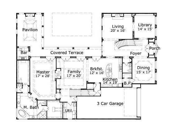 main floor house blueprint
