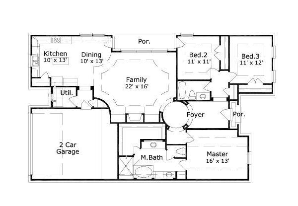 main floor house blueprint