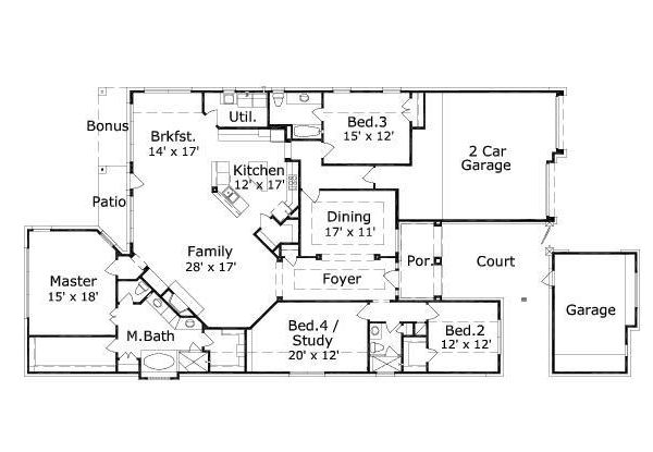 main floor house blueprint