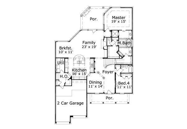 main floor house blueprint