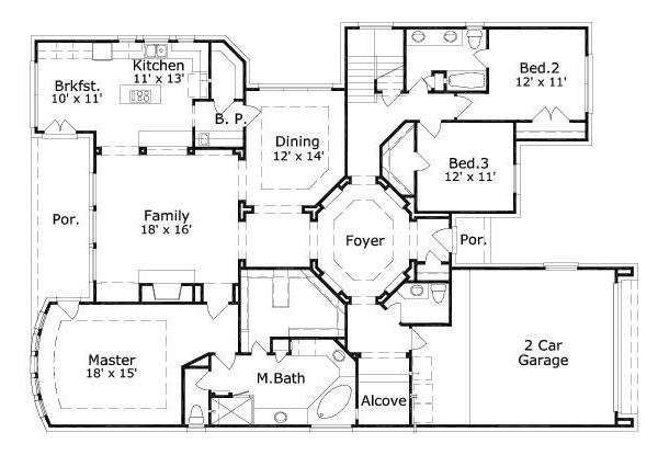 main floor house blueprint