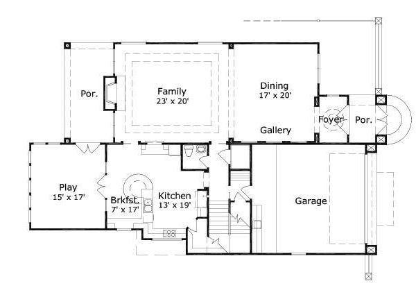 main floor house blueprint