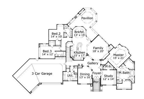 main floor house blueprint