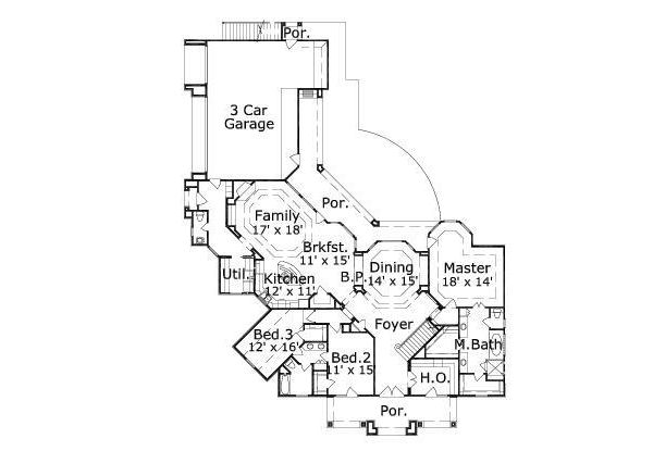 main floor house blueprint
