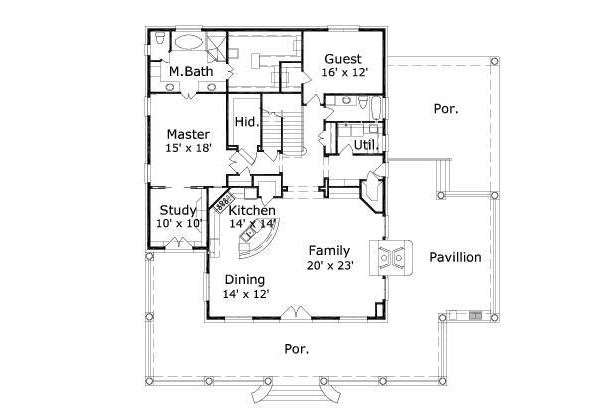 main floor house blueprint