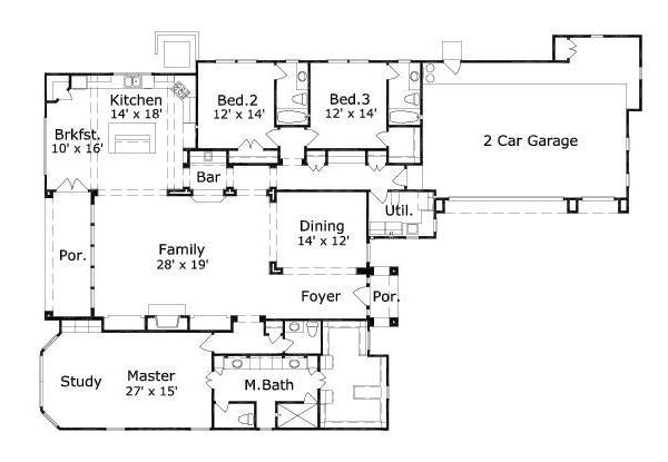 main floor house blueprint