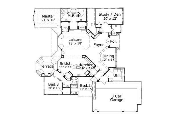 main floor house blueprint
