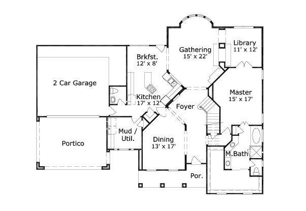 main floor house blueprint