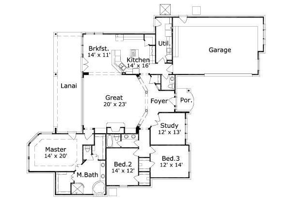 main floor house blueprint