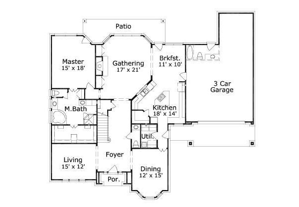 main floor house blueprint