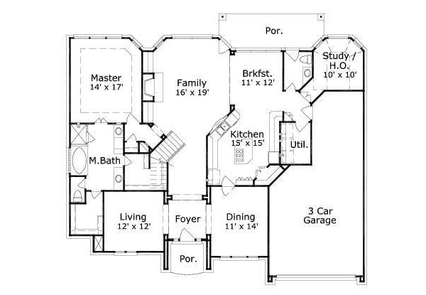main floor house blueprint