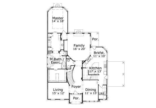 main floor house blueprint