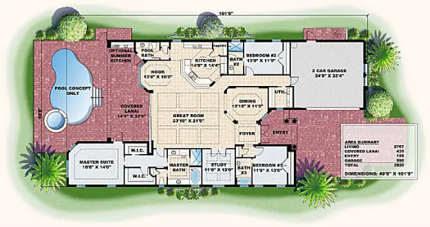 main floor house blueprint