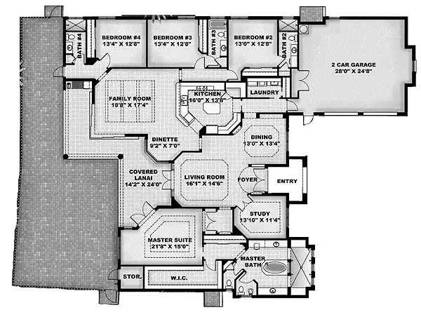 main floor house blueprint