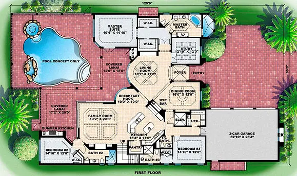 main floor house blueprint