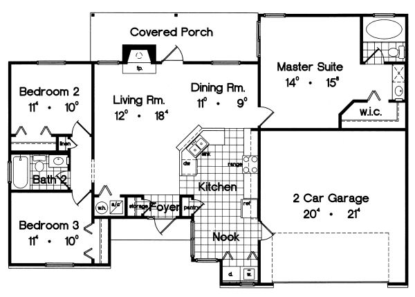 main floor house blueprint
