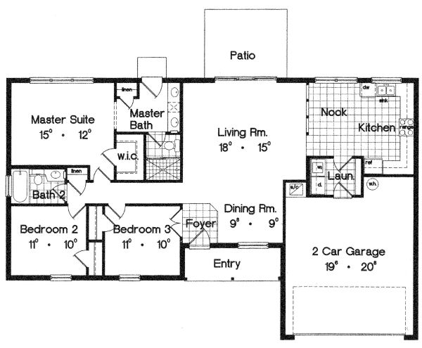 main floor house blueprint