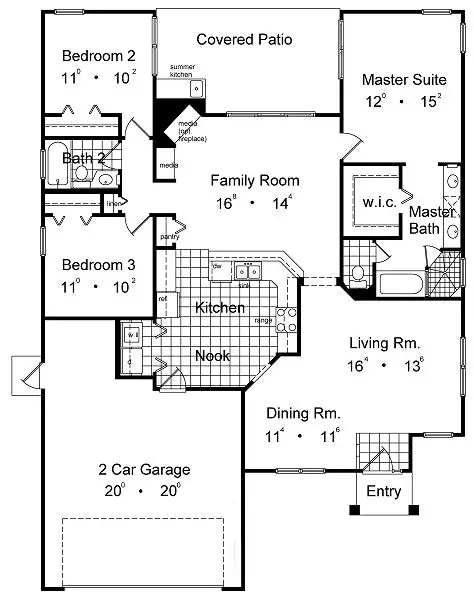 main floor house blueprint