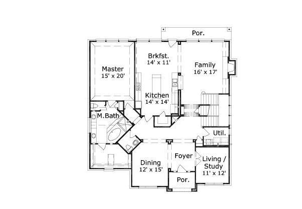 main floor house blueprint